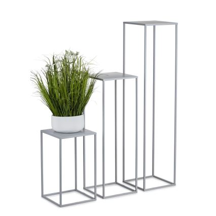 Flower stand 70x24 cm grey