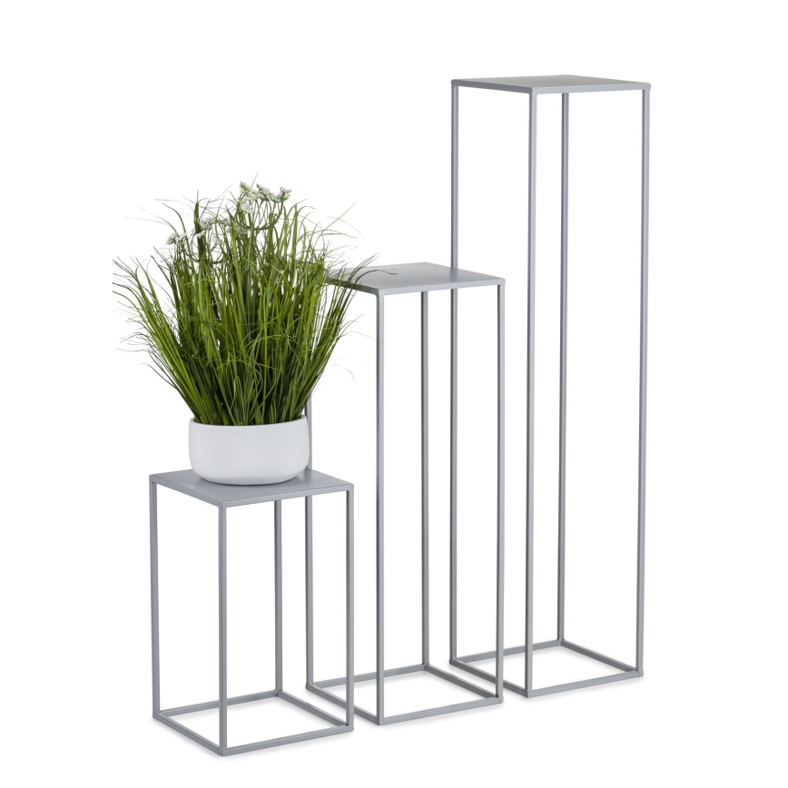 Flower stand 70x24 cm grey