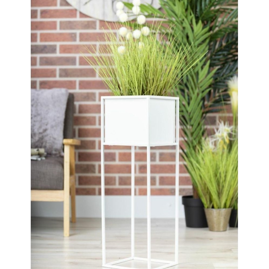 Flower stand 70x24 cm white