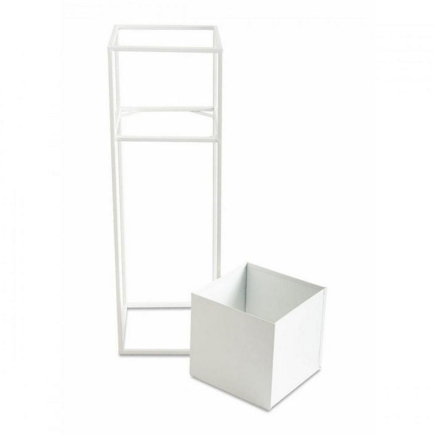 Flower stand 70x24 cm white