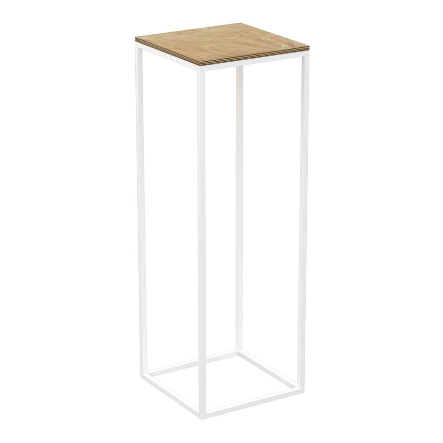 Flower stand 70x24 cm white