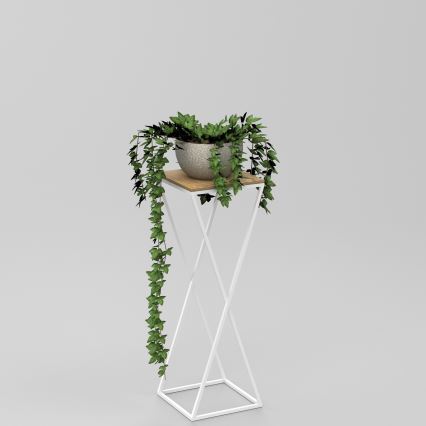 Flower stand 70x24 cm white