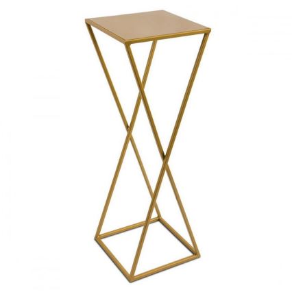 Flower stand 70x24 gold