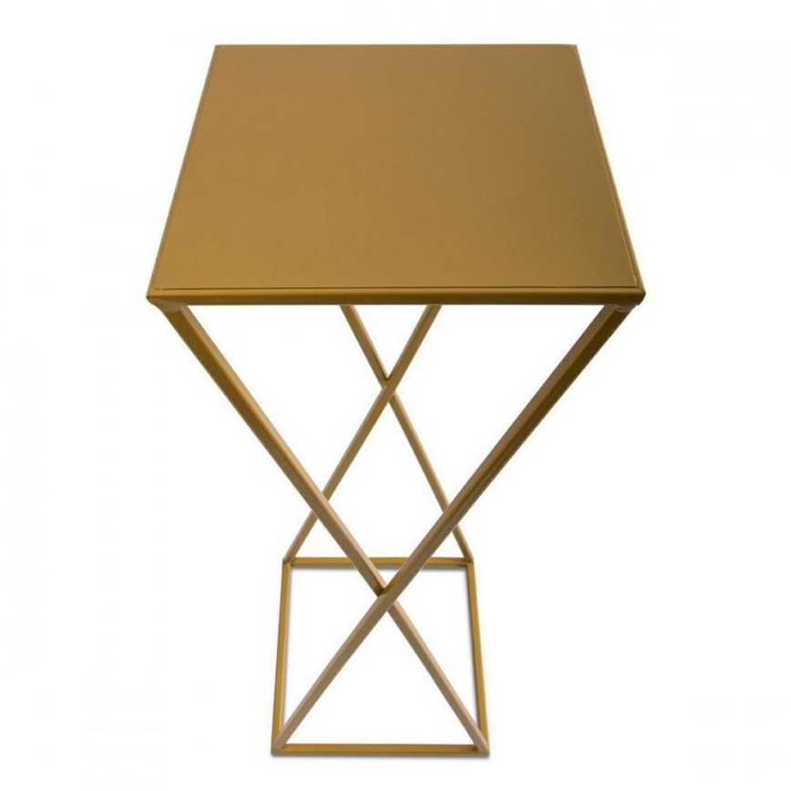Flower stand 70x24 gold