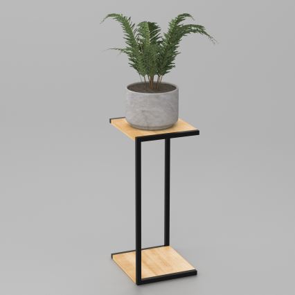 Flower stand 70x30x34 cm black