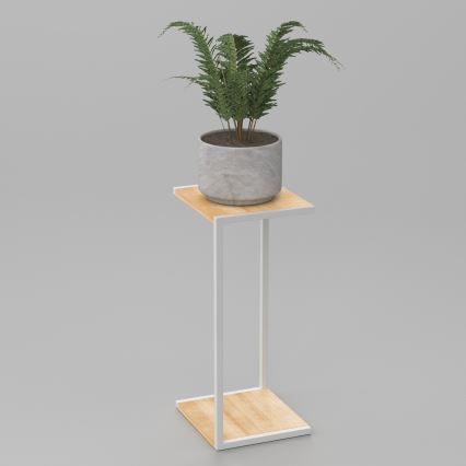 Flower stand 70x30x34 cm white