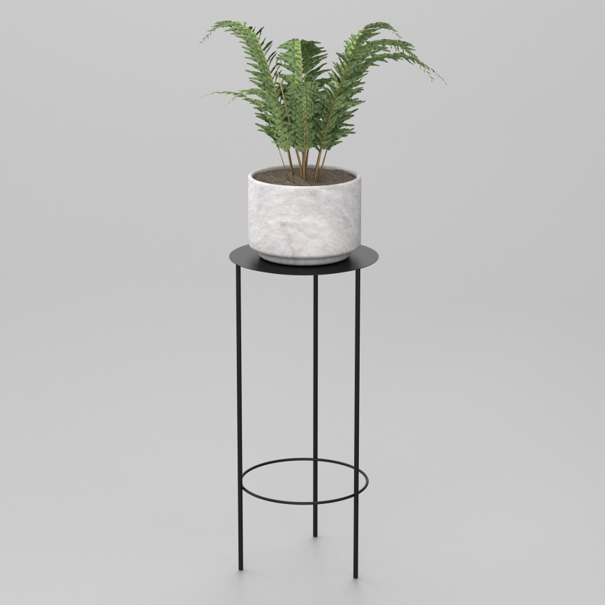 Flower stand 70x32 cm black