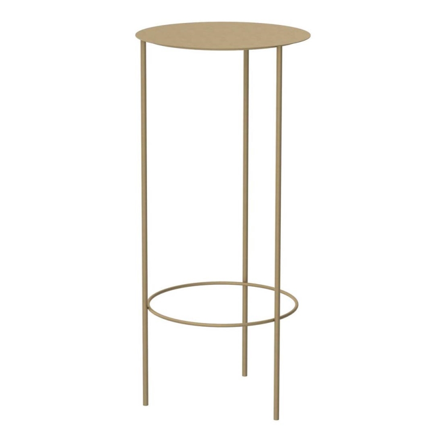 Flower stand 70x32 cm gold