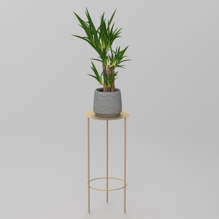 Flower stand 70x32 cm gold