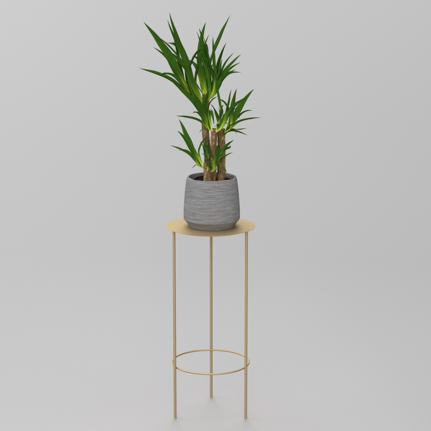 Flower stand 70x32 cm gold