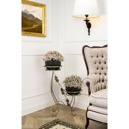 Flower stand 70x50 cm gold