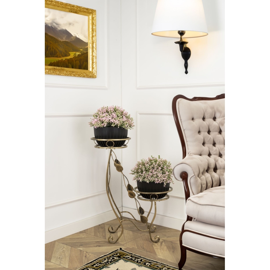 Flower stand 70x50 cm gold