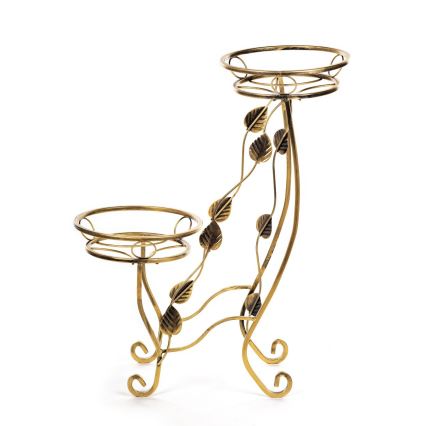 Flower stand 70x50 cm gold