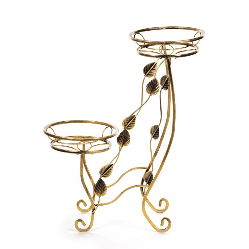 Flower stand 70x50 cm gold