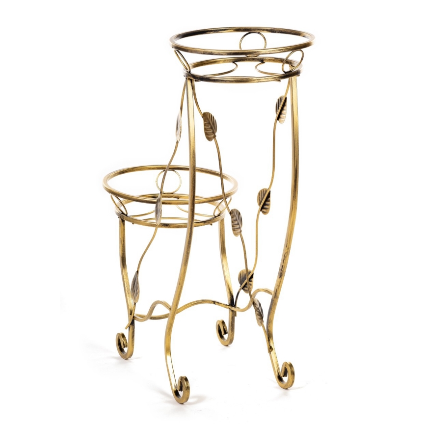 Flower stand 70x50 cm gold