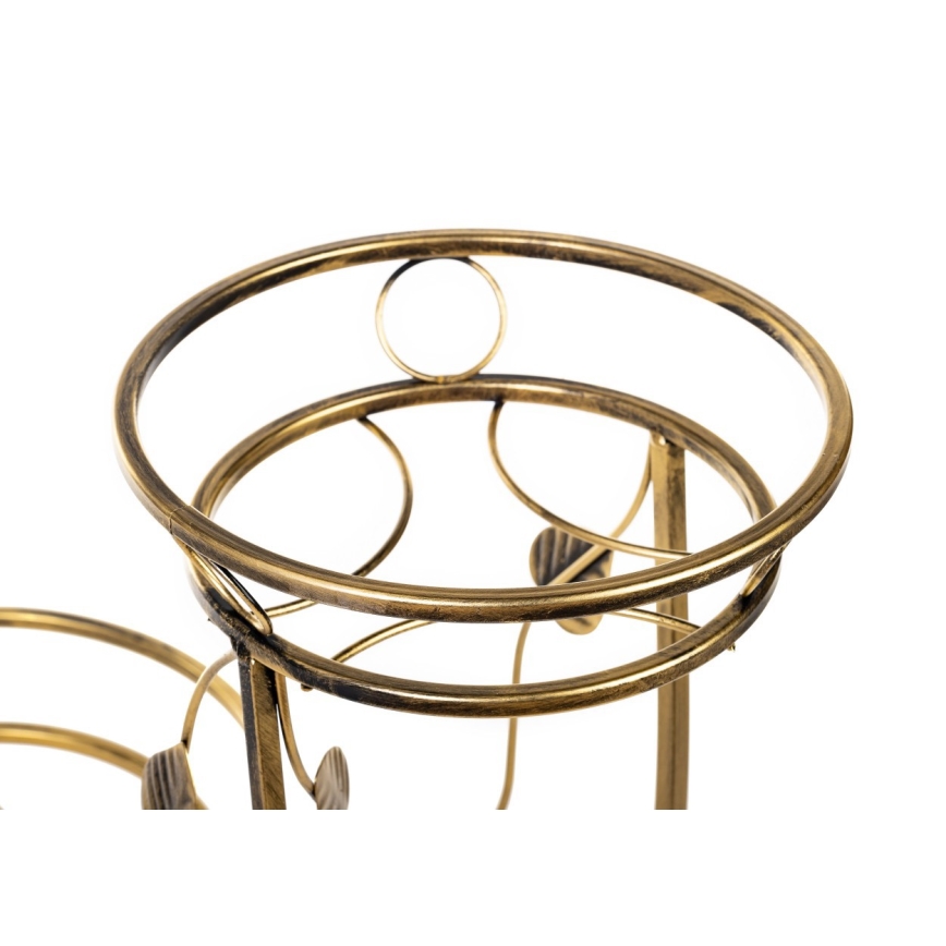 Flower stand 70x50 cm gold