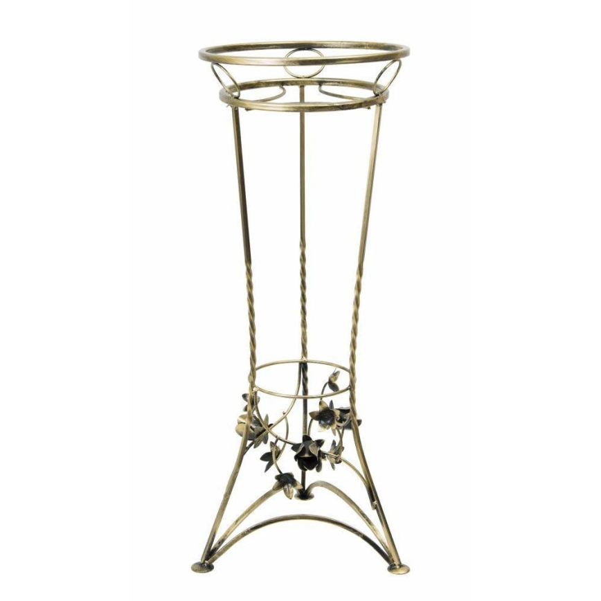 Flower stand 72x28 cm gold