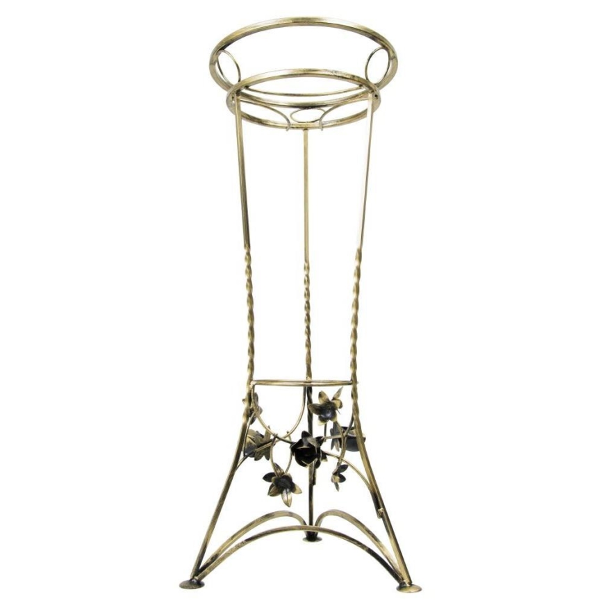 Flower stand 72x28 cm gold