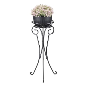 Flower stand 74x34 cm black