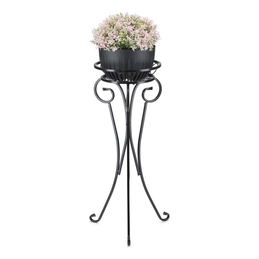 Flower stand 74x34 cm black