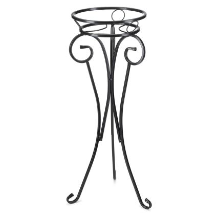 Flower stand 74x34 cm black