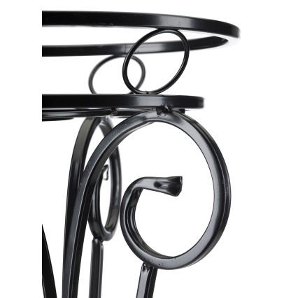 Flower stand 74x34 cm black
