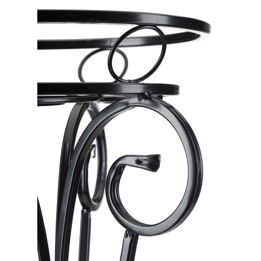 Flower stand 74x34 cm black