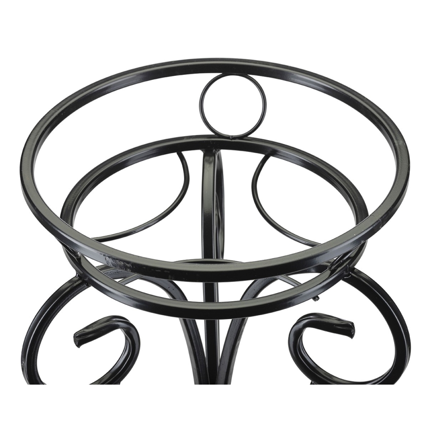 Flower stand 74x34 cm black