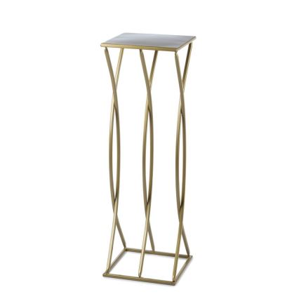 Flower stand 75x23 cm gold