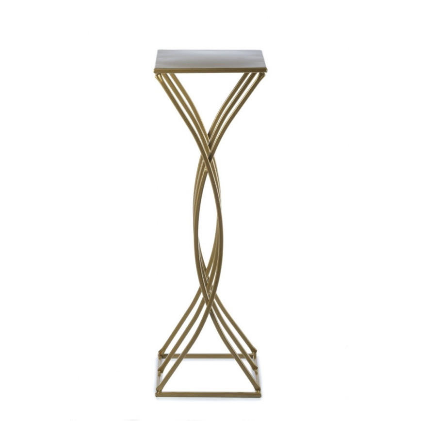 Flower stand 75x23 cm gold