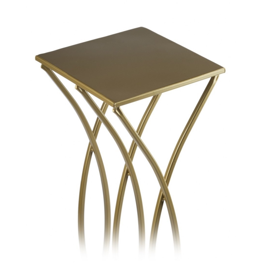 Flower stand 75x23 cm gold