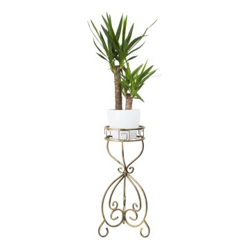 Flower stand 76x32 cm gold