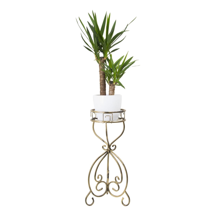Flower stand 76x32 cm gold