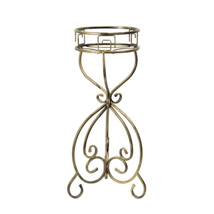 Flower stand 76x32 cm gold