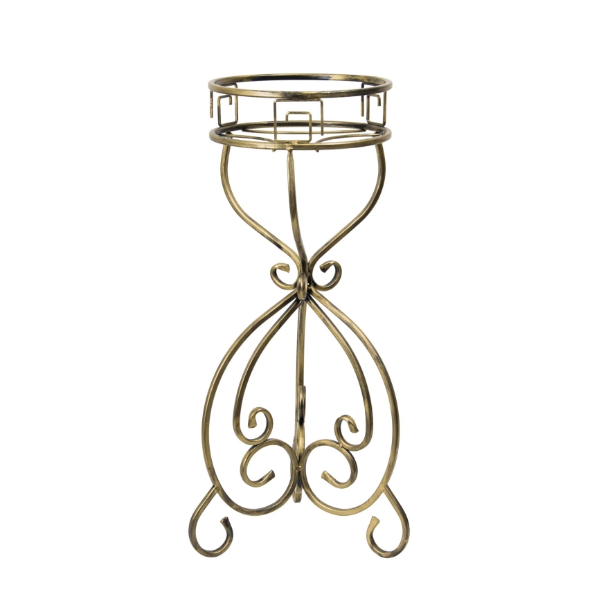 Flower stand 76x32 cm gold