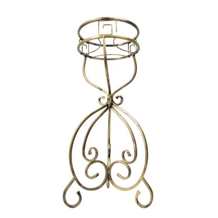 Flower stand 76x32 cm gold