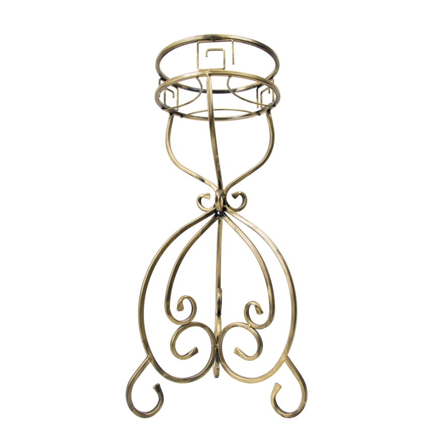 Flower stand 76x32 cm gold