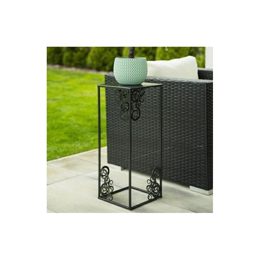 Flower stand 80x24 cm black