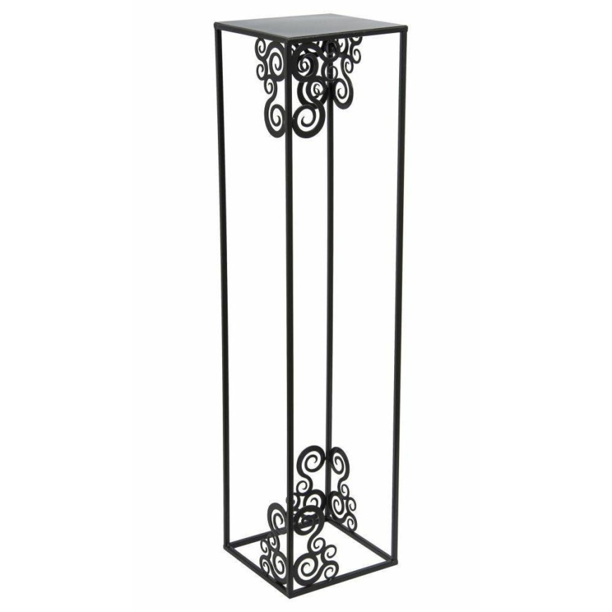 Flower stand 80x24 cm black