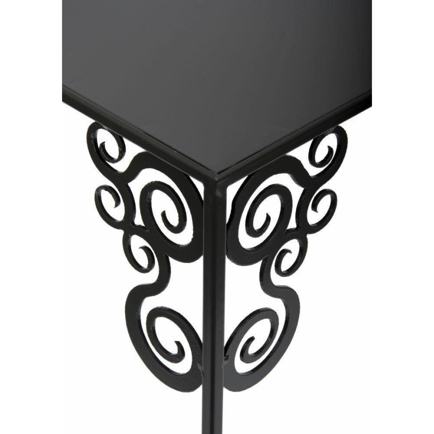 Flower stand 80x24 cm black