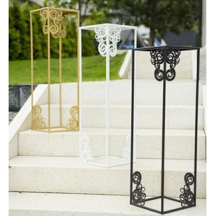 Flower stand 80x24 cm white