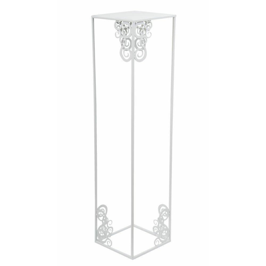 Flower stand 80x24 cm white