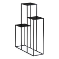 Flower stand 80x60 cm black