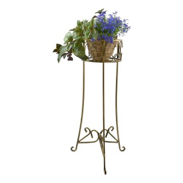 Flower stand 88x28 cm gold