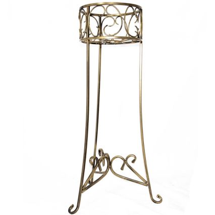 Flower stand 88x28 cm gold