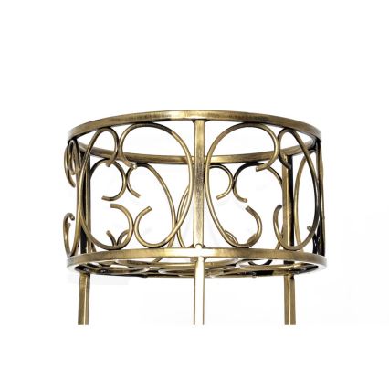 Flower stand 88x28 cm gold