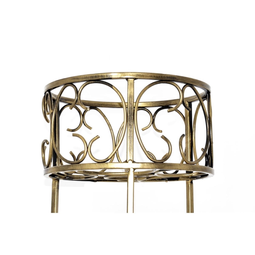 Flower stand 88x28 cm gold
