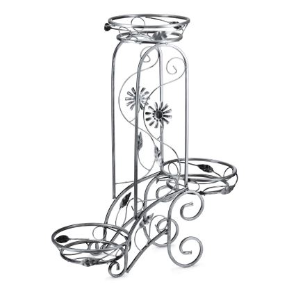 Flower stand 88x65 cm silver