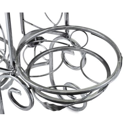 Flower stand 88x65 cm silver