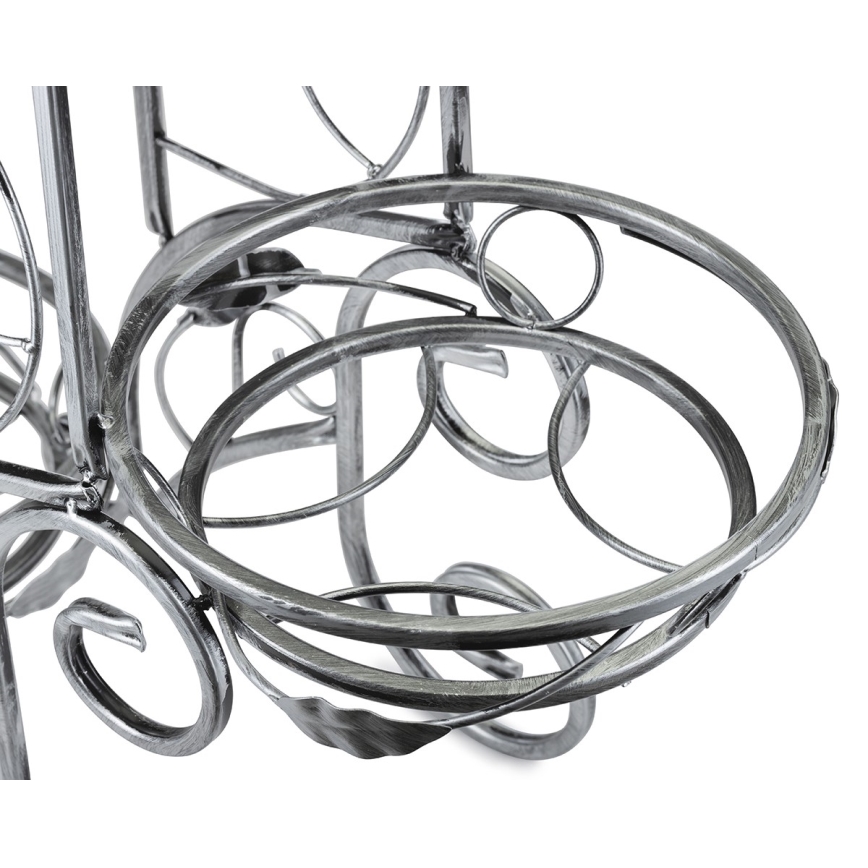 Flower stand 88x65 cm silver
